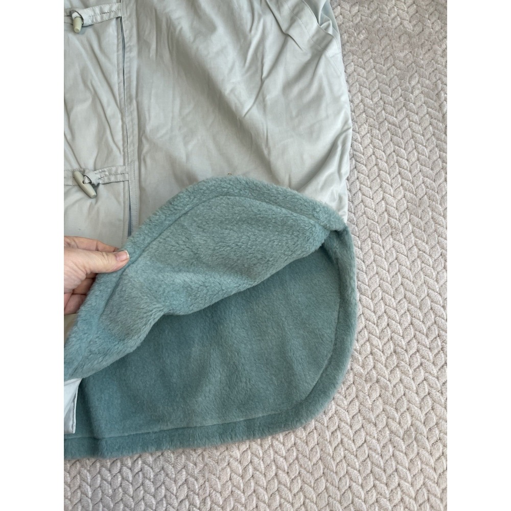 Finn Flare Jacket‎ Coat Size Large Mint Green Faux Fur Shirt Style L 14 - Picture 4 of 12